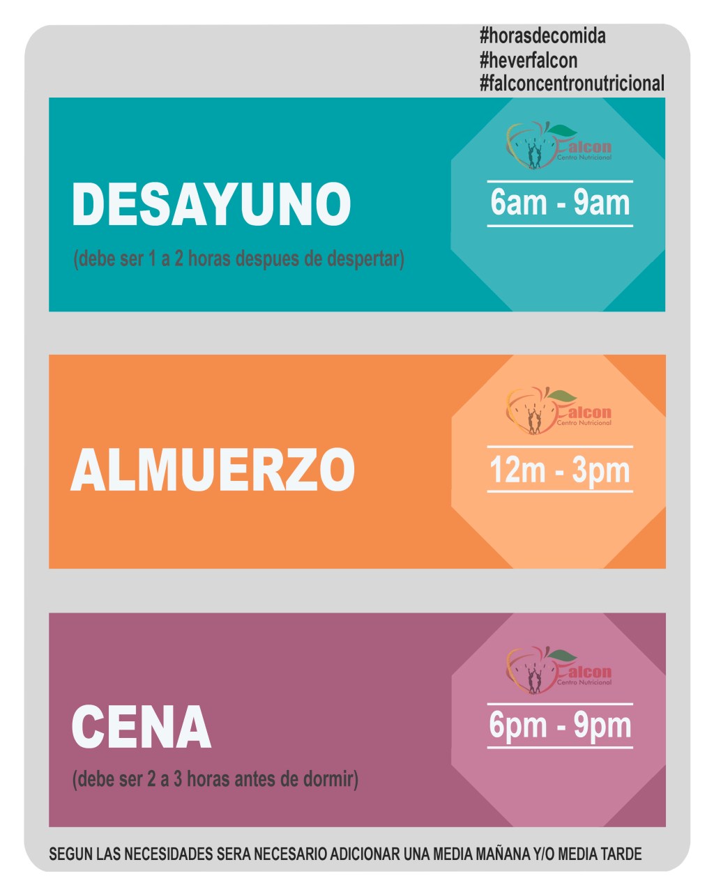 Horario de comidas para una buena salud